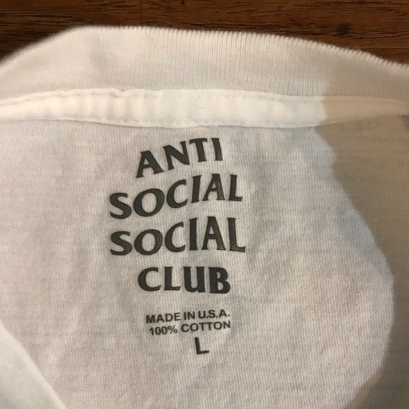 Anti Social Social Club T Shirt Pink Porche Car L - Picture 3 of 5